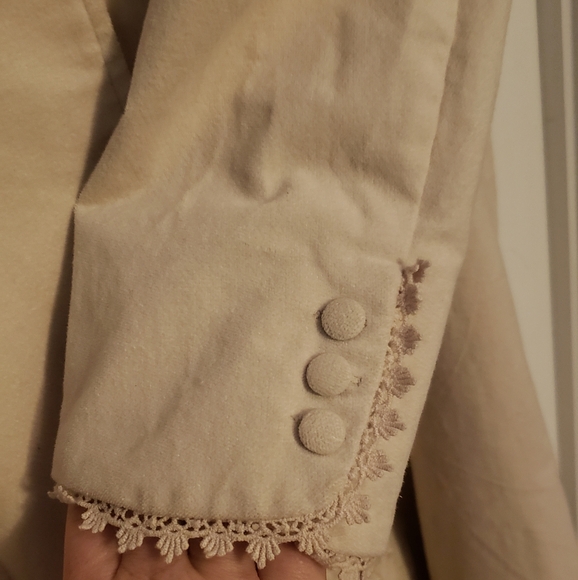 Disney's Beauty And The Beast Cream Colored Coat - Picture 9 of 16